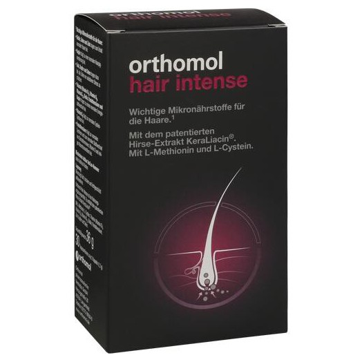 Orthomol Hair Intense Ортомол интенсивный капсулы для волос ,60 шт.