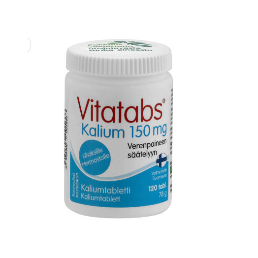 Vitatabs Kalium 150 mg Калия цитрат Витатабс 120 таблеток