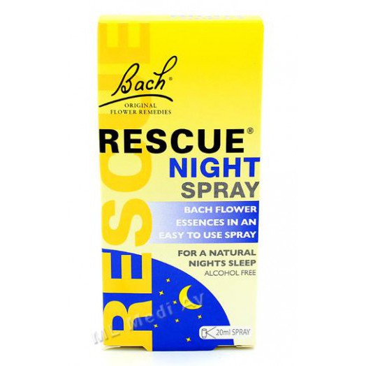 Bach original Rescue Remedy Night Spray Рескью ремеди найт спрей(капли Баха)