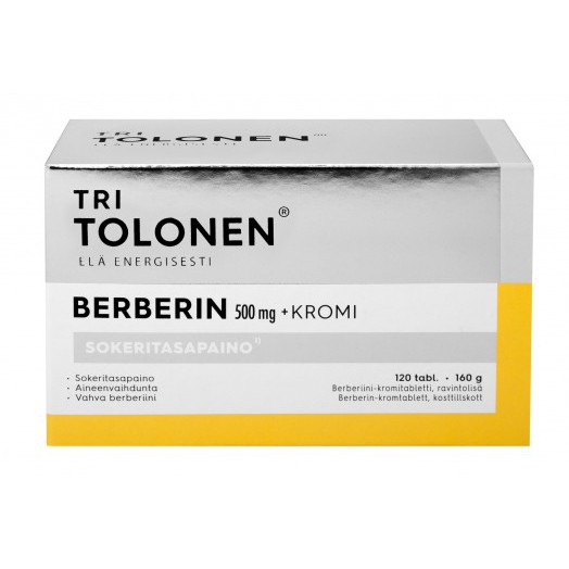 Tri Tolonen Berberin  Доктор Толонен Берберин + Хром 120 таб