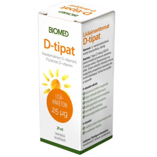 Biomed D-tipat Биомед витамин Д капли ,20 мл