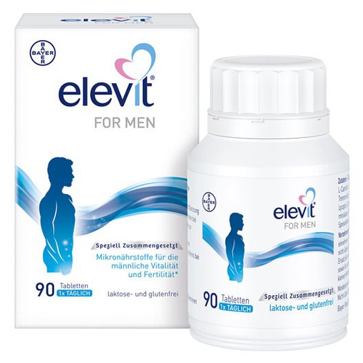 Elevit for men Элевит витаминный комплекс для мужчин ,подготовка к отцовству,90 таб.