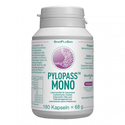 PYLOPASS MONO  Пилопасс МОНО против Helicobacter pylori ,180 капсул