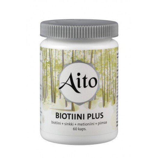 Aito Biotiini Plus, Аито Биотиини, капсулы для здоровья и красоты кожи, волос и ногтей, 60 шт