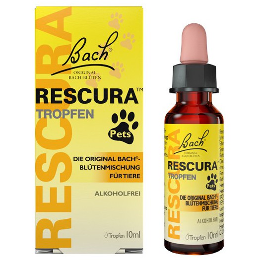 BACHBLÜTEN Original Rescura Pets Цветы баха капли безалкогольные для собак,10 мл