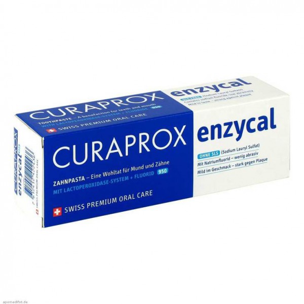 Зубная паста Curaprox Enzycal 950 Extra Soft с фтором 75 мл