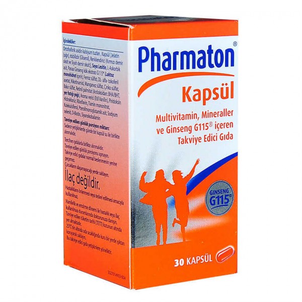 Pharmaton Фарматон мультивитаминные таблетки, покрытые пленочной оболочкой + экстракт женьшеня,30 таблеток