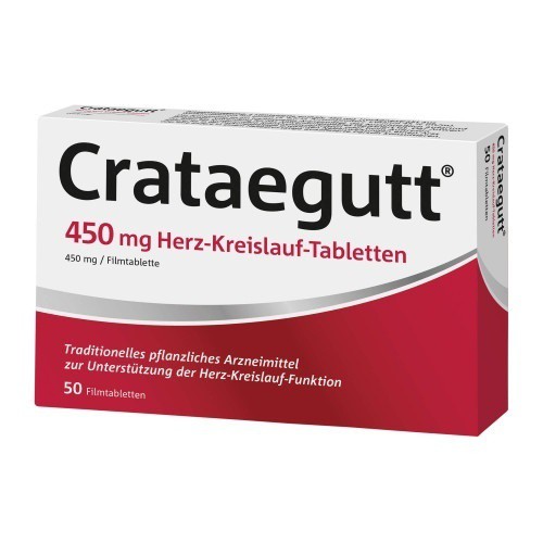 Crataegutt 450 mg Herz-Kreislauf-Tabletten, Кратегутт 450 таблеток,покрытых пленочной оболочкой,50 шт.