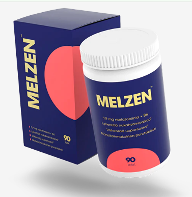Melzen Melatoniini Mansikanmakuinen Мельцен мелатонин 1,9 мг ,90 таблеток