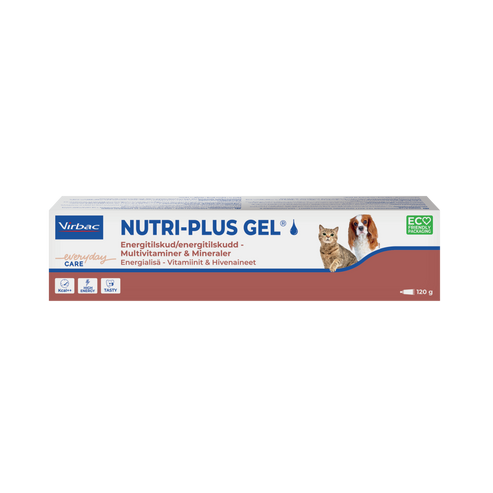 Virbac Nutri Plus Gel Vet, Вирбак Нутри Плюс гель вет, пищевая добавка для животных, 120 гр