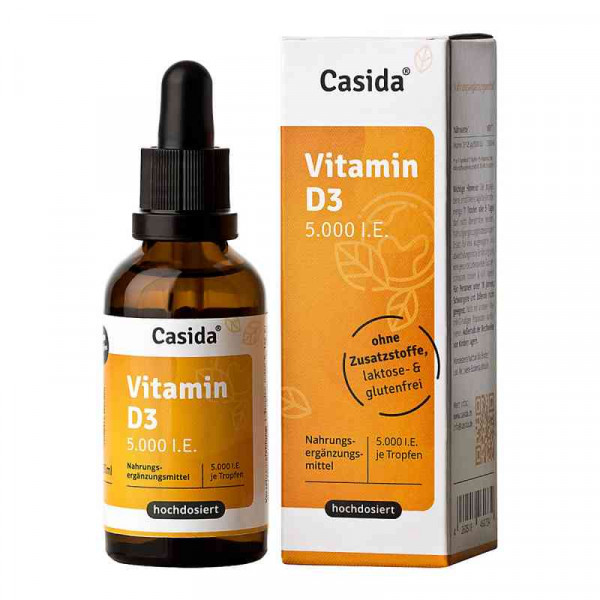 Casida Касида витамин Д3 К2 ,5000 МЕ в одной капле (25 мкг),50 мл