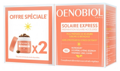 	 Oenobiol Sonne Express Posten Энобиол Sun Express Лот из 2 капсул по 15 штук.