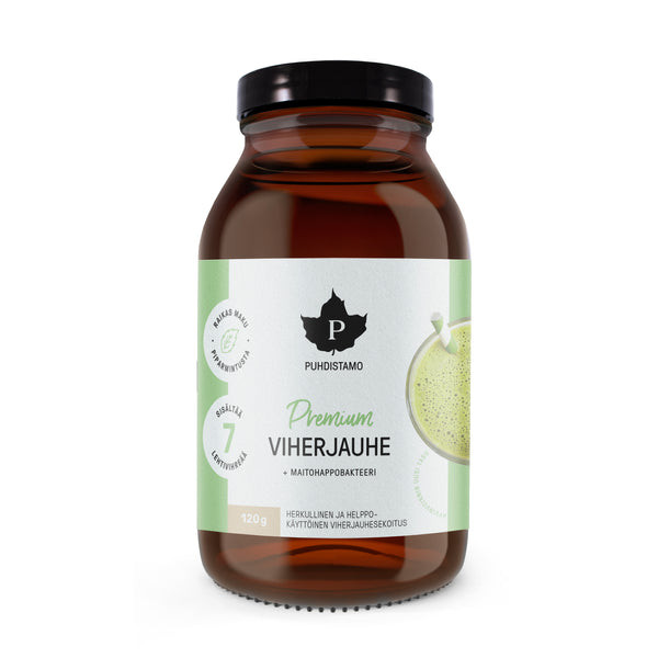 Pudhistamo Premium Green Powder Пухдистамо зеленый порошок хлореллы + молочнокислые бактерии 120 г