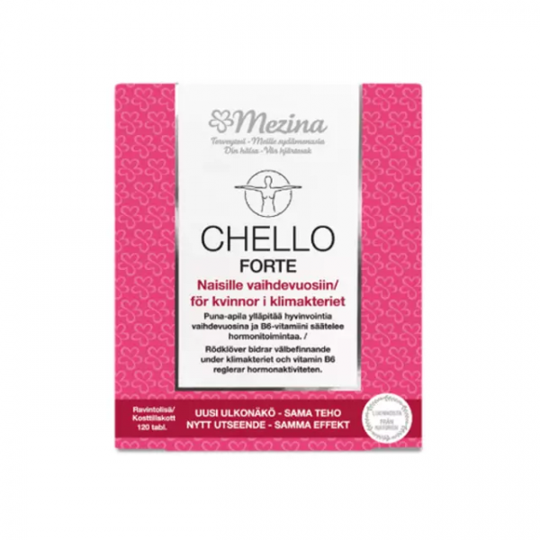 Chello Forte + B6 vitamiini  Челло форте + В6 120 шт