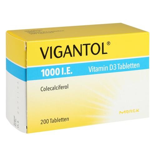 Vigantol Вигантол 1000 Международных единиц ,200 таб