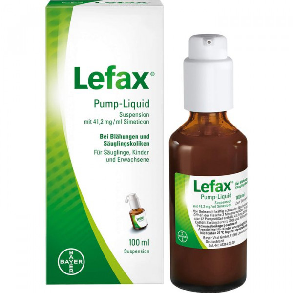 Lefax Pump Liquid Лефакс флакон с помпой от колик у новорожденных,100 мл