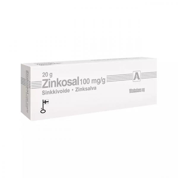 Zinkosal 100 mg/g, Цинкосал 100 мг/г, подсушивающий крем для лечения пролежней, опрелостей, мокнущих ран, 20 