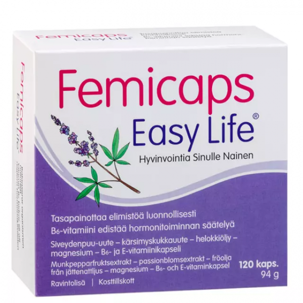 Femicaps Easy Life, Фемикапс Изи Лайф, пищевая добавка для женщин, 120 капс