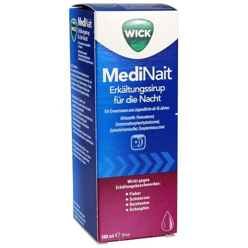 WICK MediNait Erkältungssirup für die Nacht  Вик Мединайт сироп от простуды180 ml