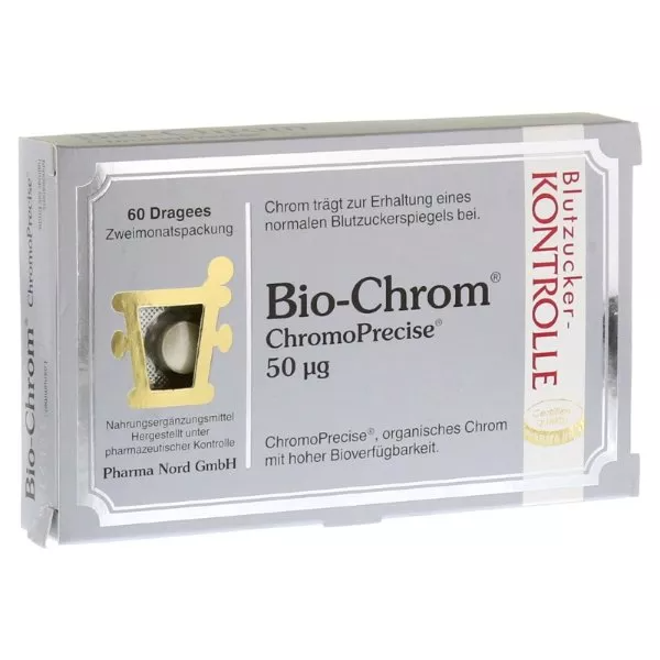 BIO Chrom Chromoprecise 50 µg Pharma Nord Драже для снижения уровня сахара,60 шт