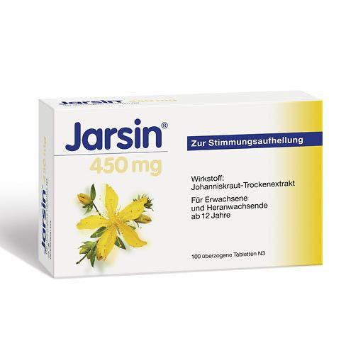 JARSIN 450 mg Filmtabletten Ярсин таблетки от легкой степени депрессивных расстройств 450 мг100 шт.