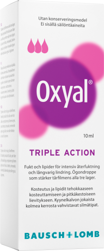 OXYAL Triple action ОКСИАЛ тройного действия капли питательные для глаз,10 мл