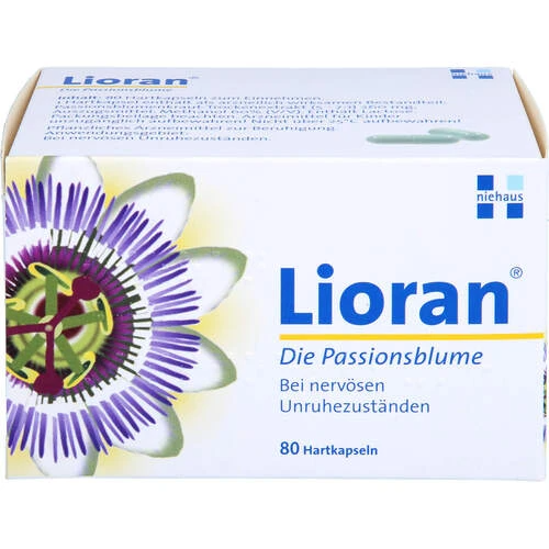LIORAN die Passionsblume Hartkapseln Лиоран от тревоги,80 капсул