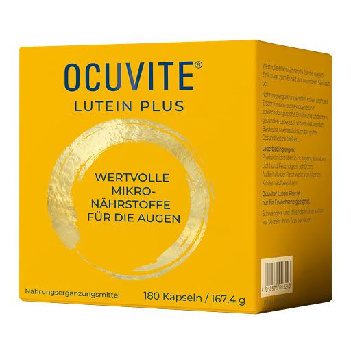 OCUVITE LUTEIN PLUS KAPSELN Окувайт лютеин комплекс для зрения,60 капсул