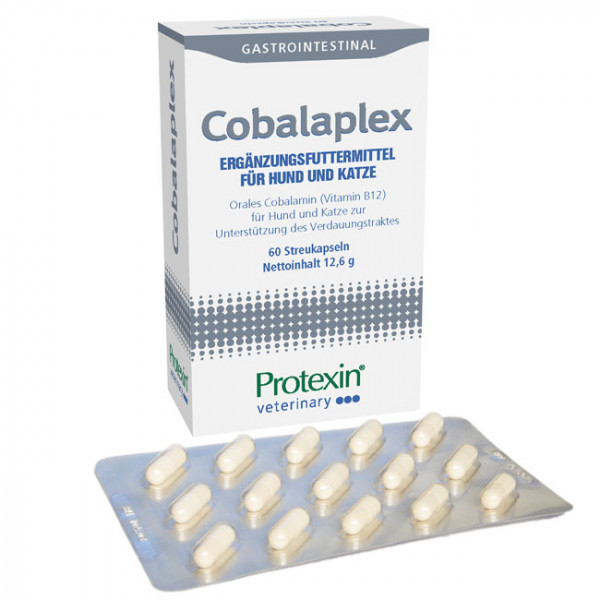 Cobalaplex для собак и кошек при расстройстве желудка, 60 капсул.