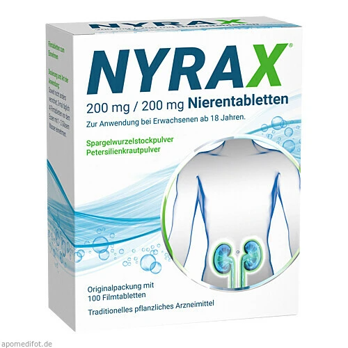 Nyrax Найракс 200 мг / 200 мг таблетки для почек,от отеков в ногах,200 таб