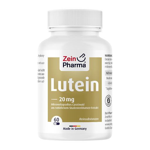 LUTEIN 20 MG KAPSELN MIKROVERKAPSELT  ЦЕЙН ФАРМА ЛЮТЕИН КАПСУЛЫ ,60 ШТ.