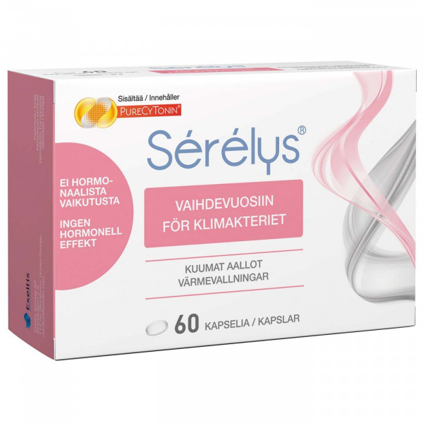 SERELYS KAPS Серелис при менопаузе(климаксе) замена гормональной терапии,60 капсул