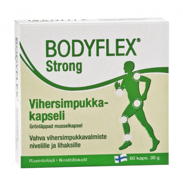 Bodyflex Strong - Капсулы с мидиями для суставов и хрящей, 60 капсул