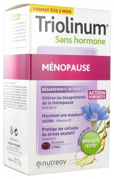 Nutreov Triolinum Ohne Hormone Menopause Intensiv 56 Kapseln