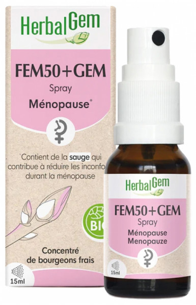 HerbalGem Fem50+gem Bio Menopause Spray 15 мл