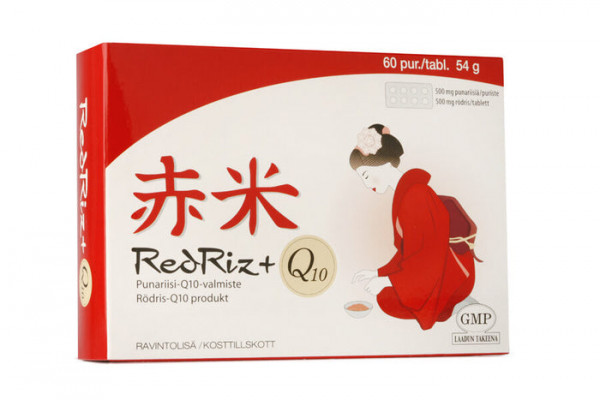  RedRiz + Q10 -  Красный рис-Q10  снижение холестерина и защита сердца ,60 табл