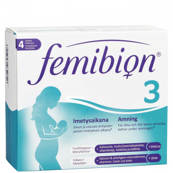 Фемибион 3  для кормящих мам,28+28