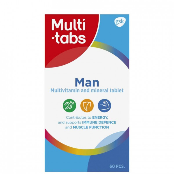 MULTI-TABS Мульти-табс для мужчин витамины,60 шт