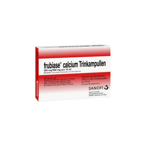 FRUBIASE CALCIUM T  Фрубиаза кальциум ампулы питьевые 5х20 шт