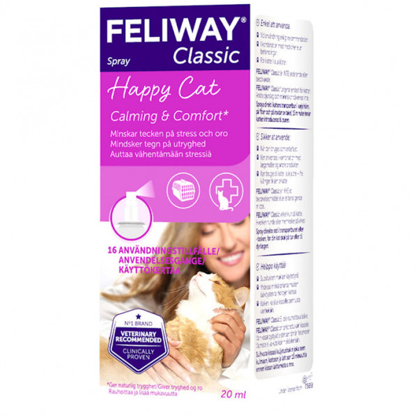 FELIWAY Классический спрей с феромонами от стресса у кошек,20 мл