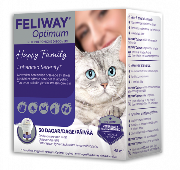 FELIWAY OPTIMUM Феливей Феромонный раствор 48 мл и испаритель 1 шт