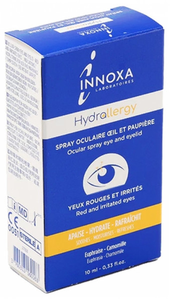 Innoxa Augenspray Rote & Juckende Augen  Иннокса спрей для очень сухих глаз,10 мл