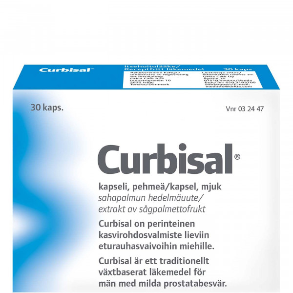 CURBISAL KAPSELI Курбисал капсулы при легких формах простатита,30 шт