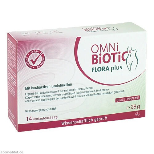 OMNi BiOTiC Flora plus+ Омнибиотик Флора Плюс 14x2 гр.