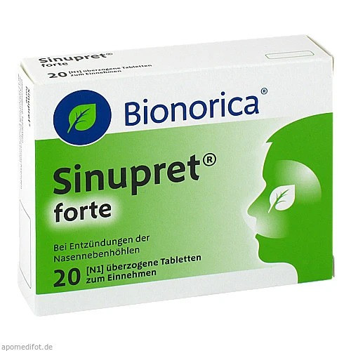 Sinupret Forte Синупрет форте драже,  20 шт