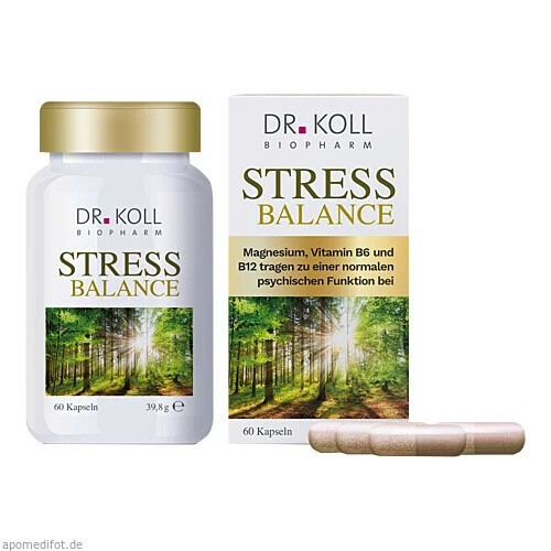 Stress Balance Dr.Koll Vitamin B6 B12 Magnesium стресс Баланс Dr.Koll Витамин B6 B12 Магний, 60 шт