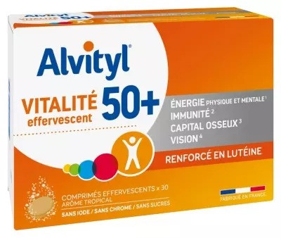 Alvityl Vitalität 50+ 30 Brausetabletten 	 Алвитил Vitality 50+ 30 шипучих таблеток