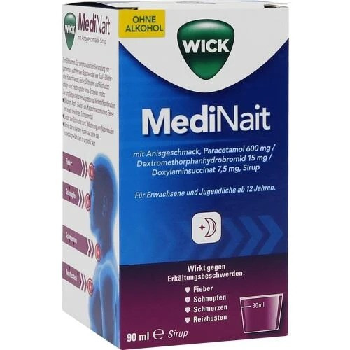 WICK MediNait 180 ml, WICK MediNait со вкусом аниса 180 мл