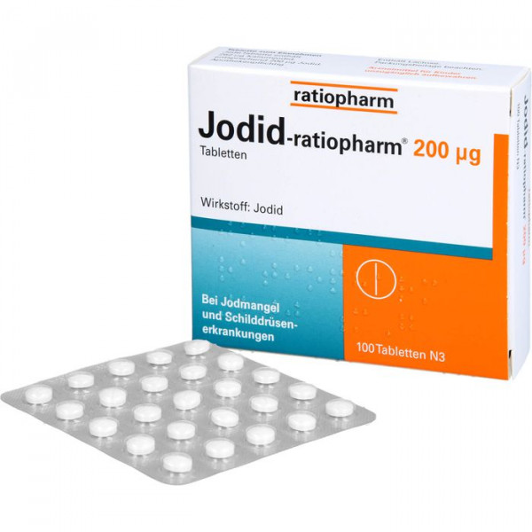 Jodid-ratiopharm 200ug Йод Ратиофарм,200 мкг ,100 таб