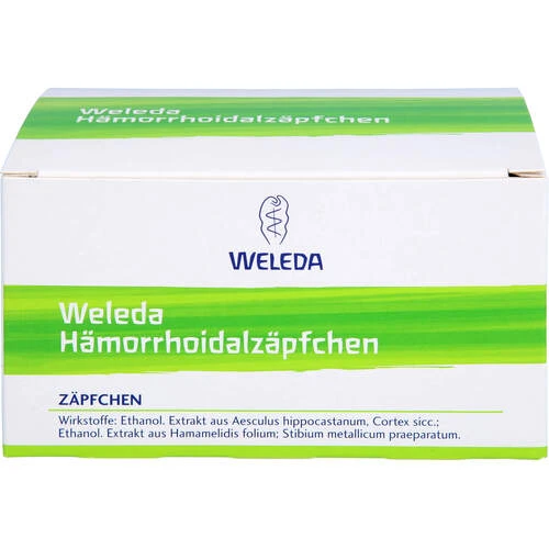 WELEDA HAEMORRHOIDAL ZAEPFCHEN Веледа свечи от геморроя,50 шт